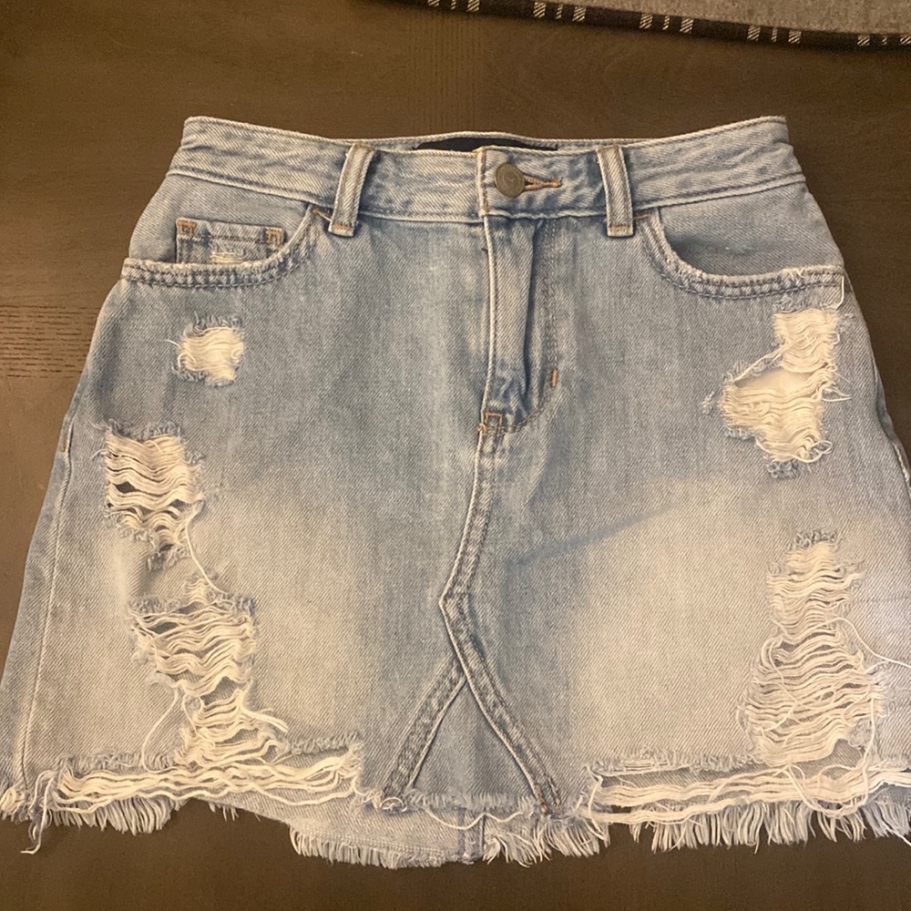 Hollister denim Skirt waist 23
